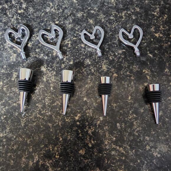 Lot of 4 Wine Country Wine Stoppers, 2 long and 2 short - Picture 5 of 5